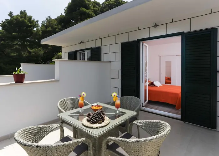 Apartment Posta - Comfort One-bedroom With Terrace And Sea View - 6 Saplunara